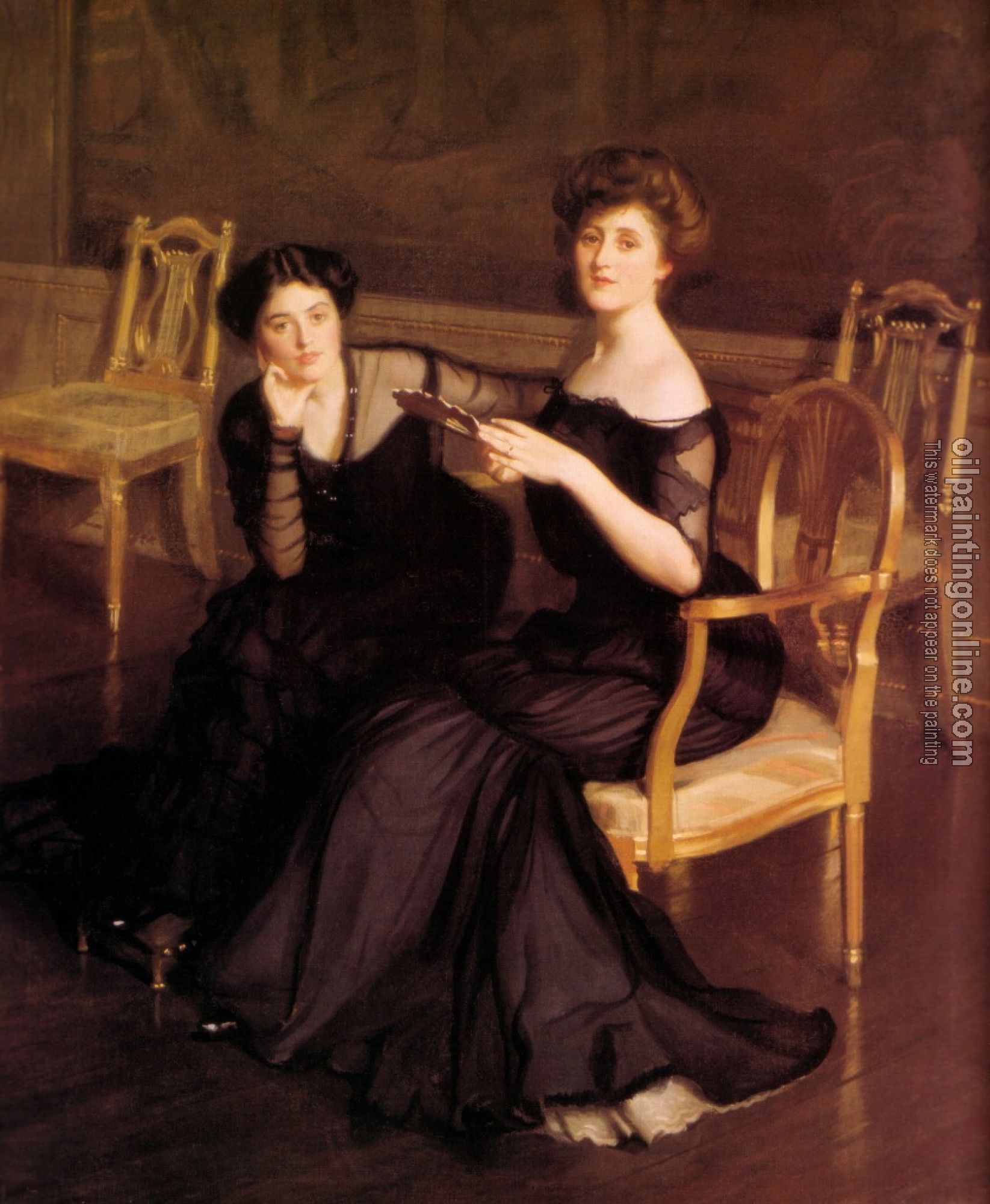 William McGregor Paxton - The Sisters